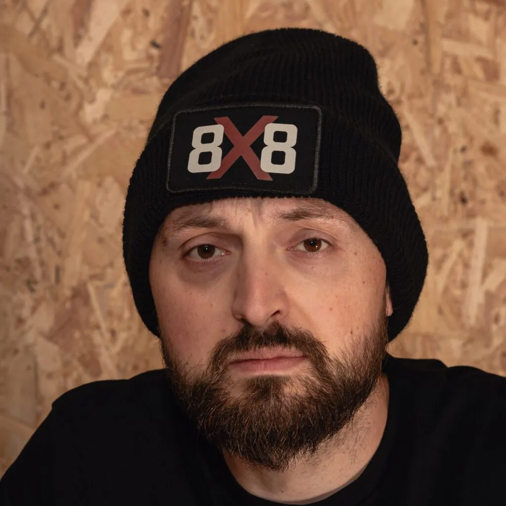 8×8 Beanie - Black