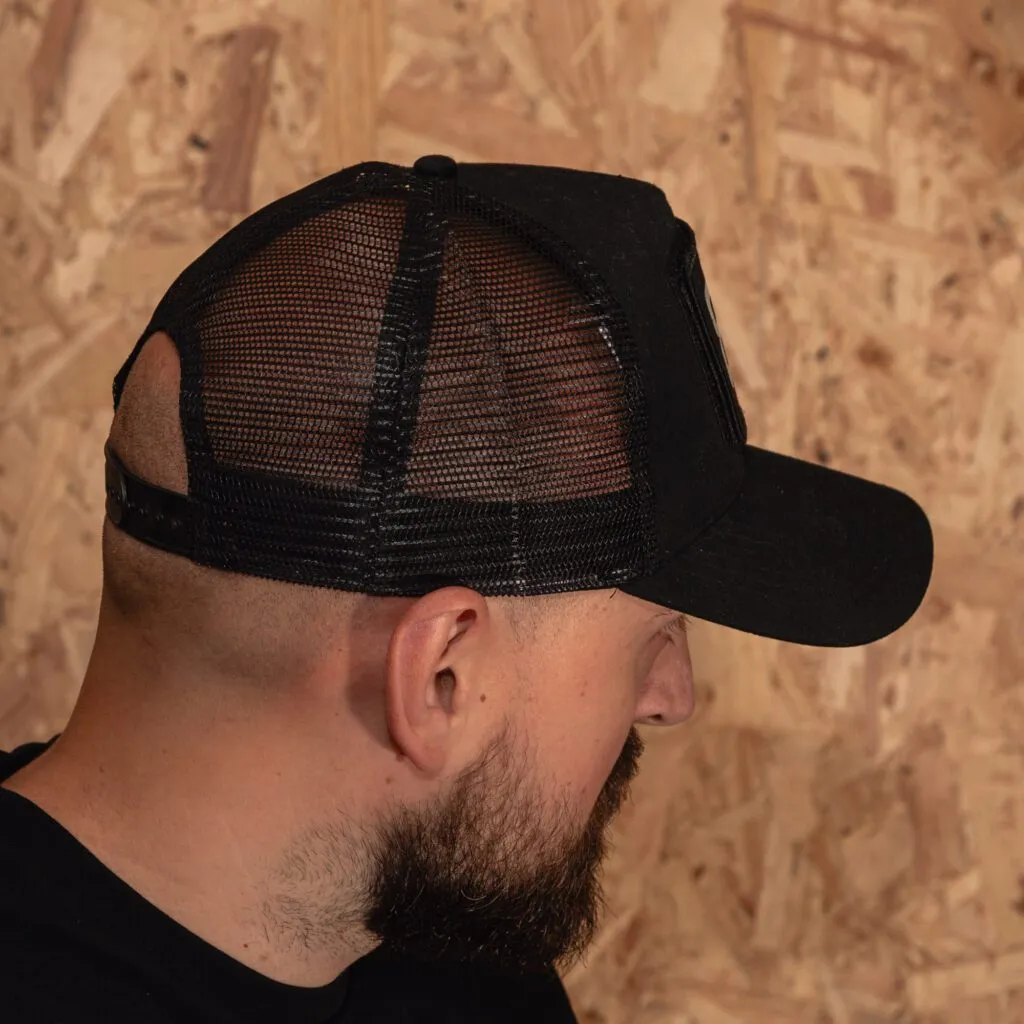 8×8 Trucker Cap — Black - Black