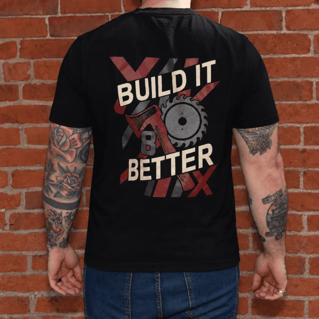 Build It Better Tee - Black
