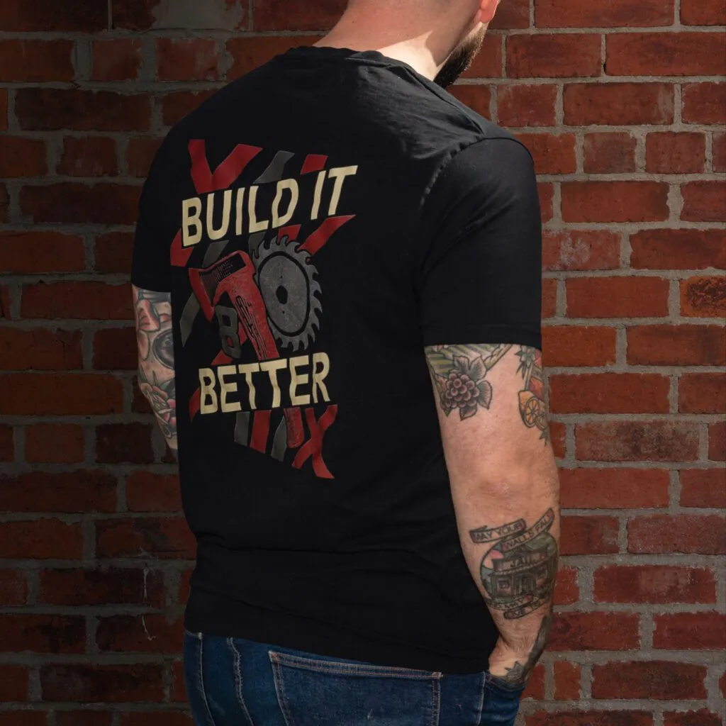 Build It Better Tee - Black