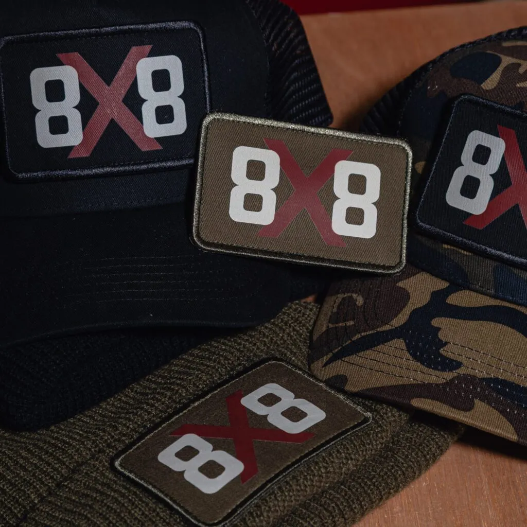 8×8 Hat Patch - Military Green