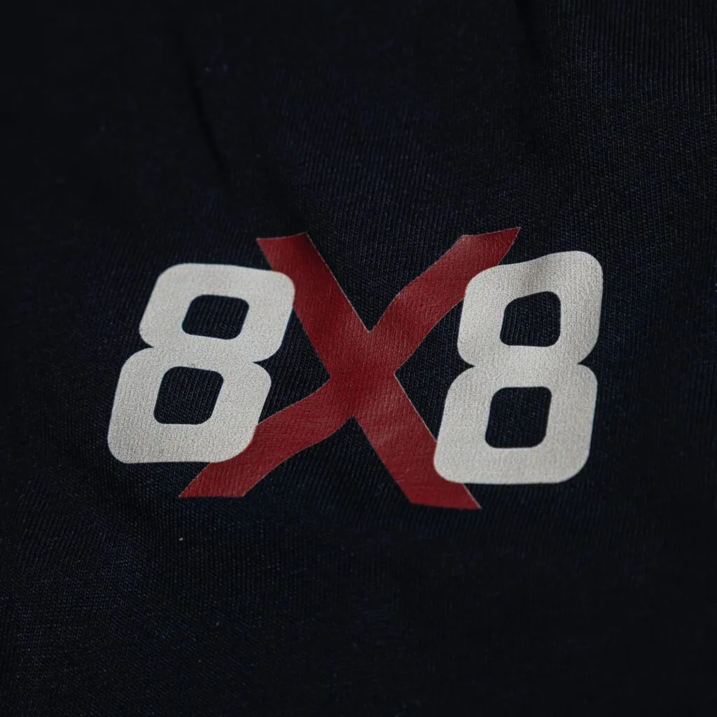 8×8 Chest Tee - Black